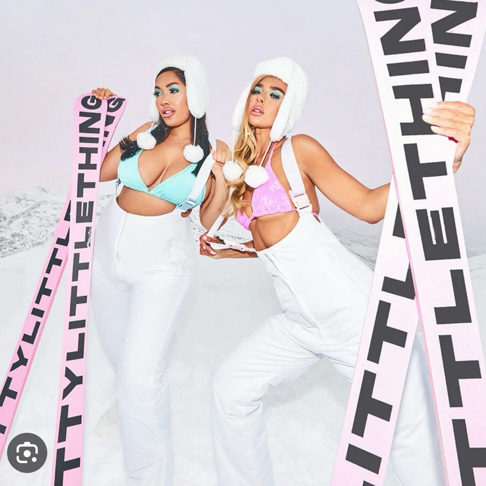 PRETTY LITTLE THINGS SKI BIB SIZE 10 NEW WITH TAGS SMOKE & PET FREE HOME